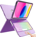 FUWANG Touch Keyboard Case for iPad 10th & 11th Gen - 360 Rotate