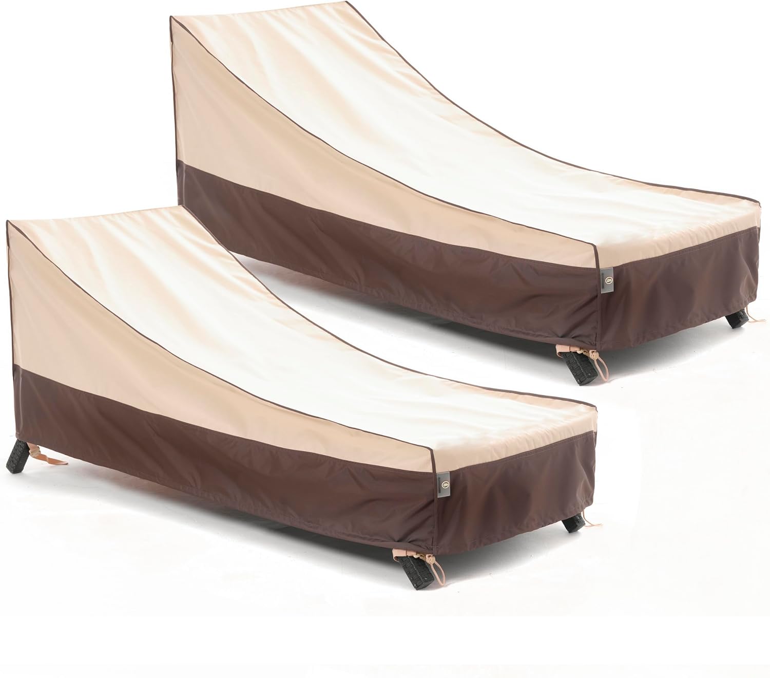 Heavy Duty Waterproof Chaise Lounge Chair Cover for All Weather