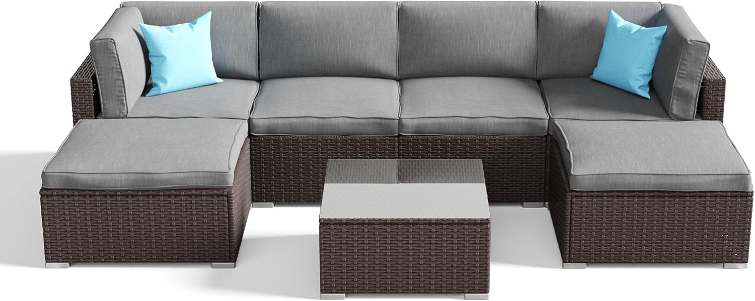 COSIEST 7-Piece Outdoor Patio Furniture Set for Your Garden