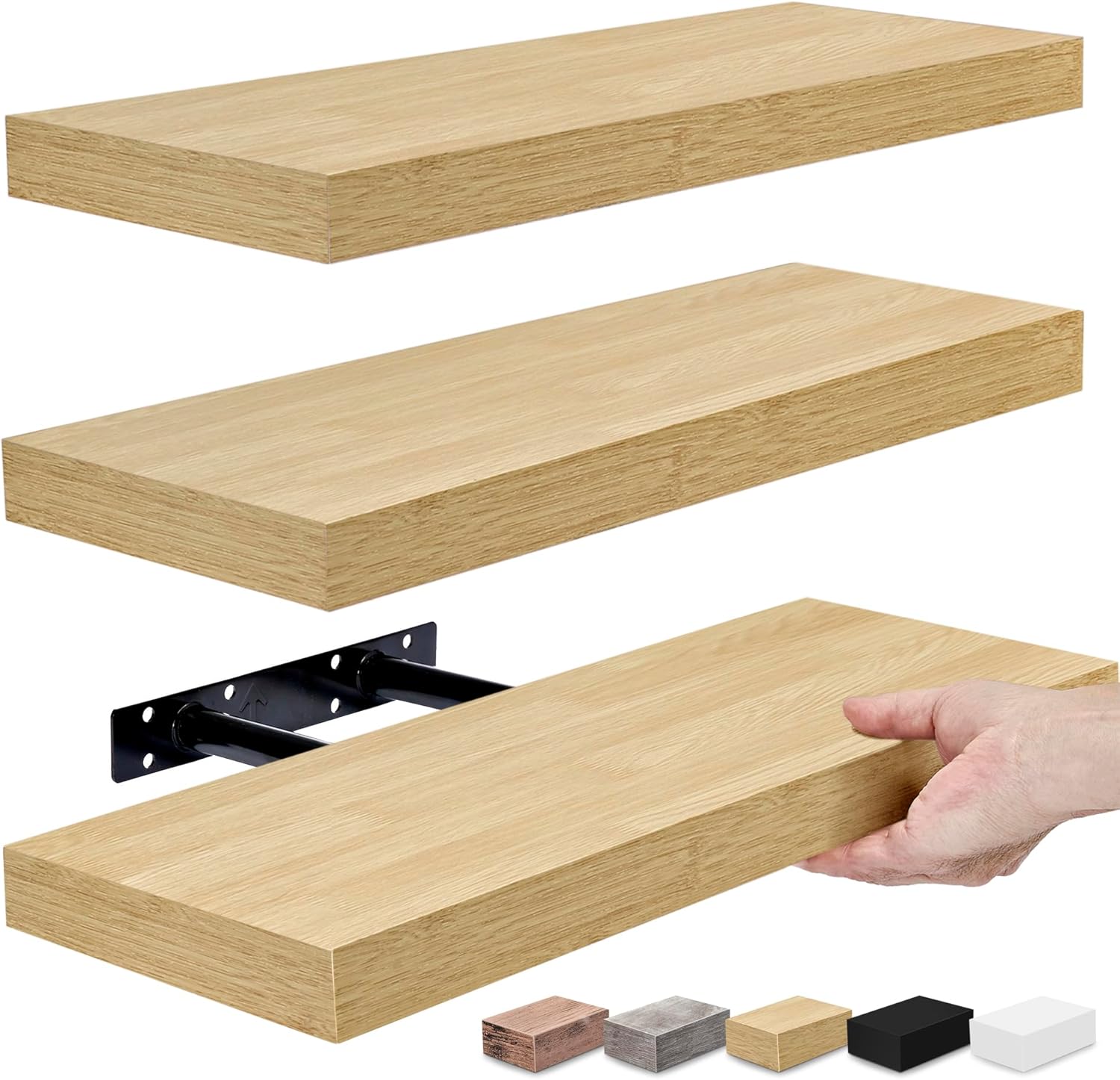 Sorbus Floating Shelves for Wall - Stylish Storage Solution