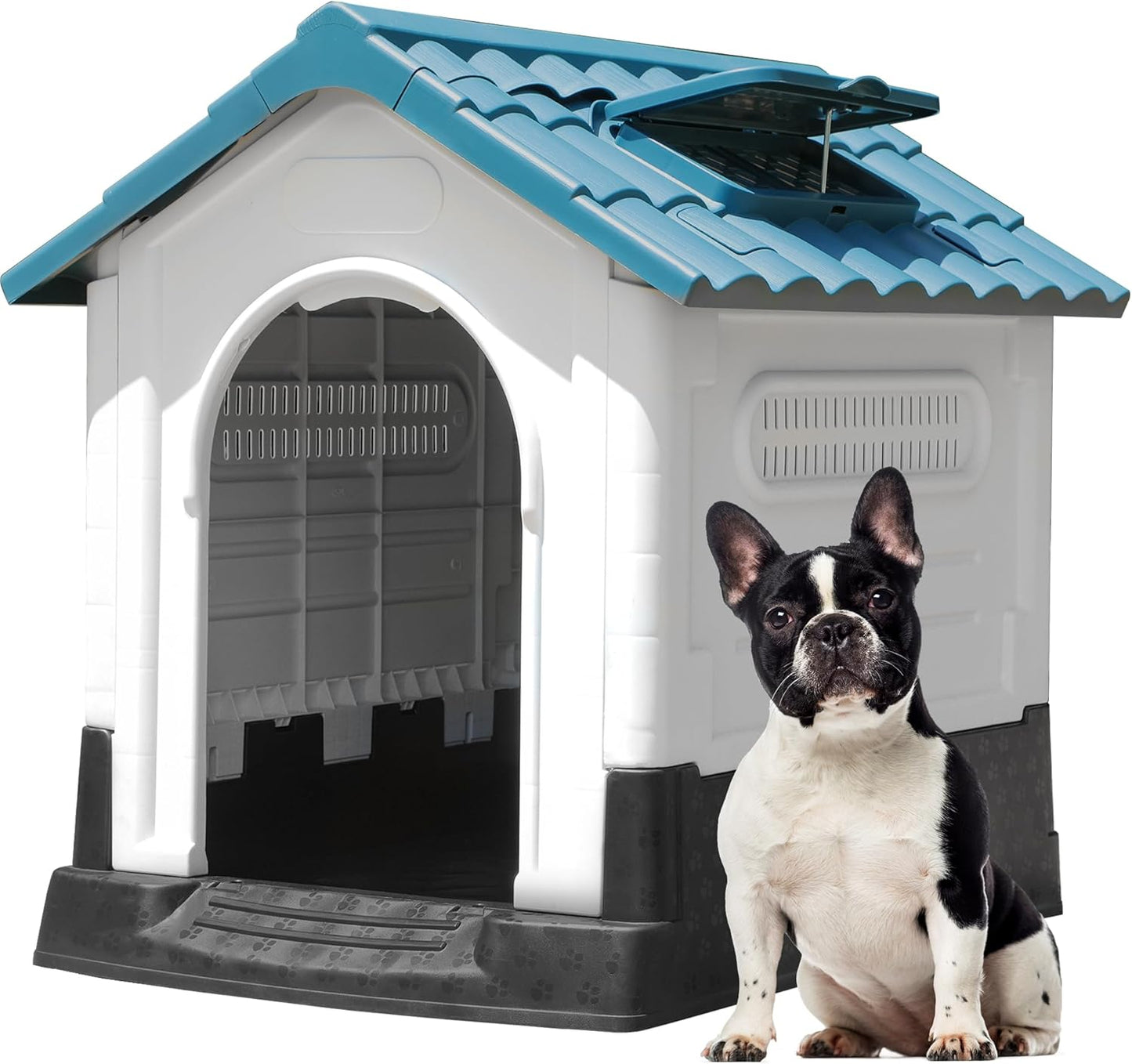 YITAHOME Folding Large Dog House for Small Dogs with Skylight