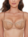 Wingslove Sexy Lace Bra Demi Sheer Mesh Balconette - Flattering Lift