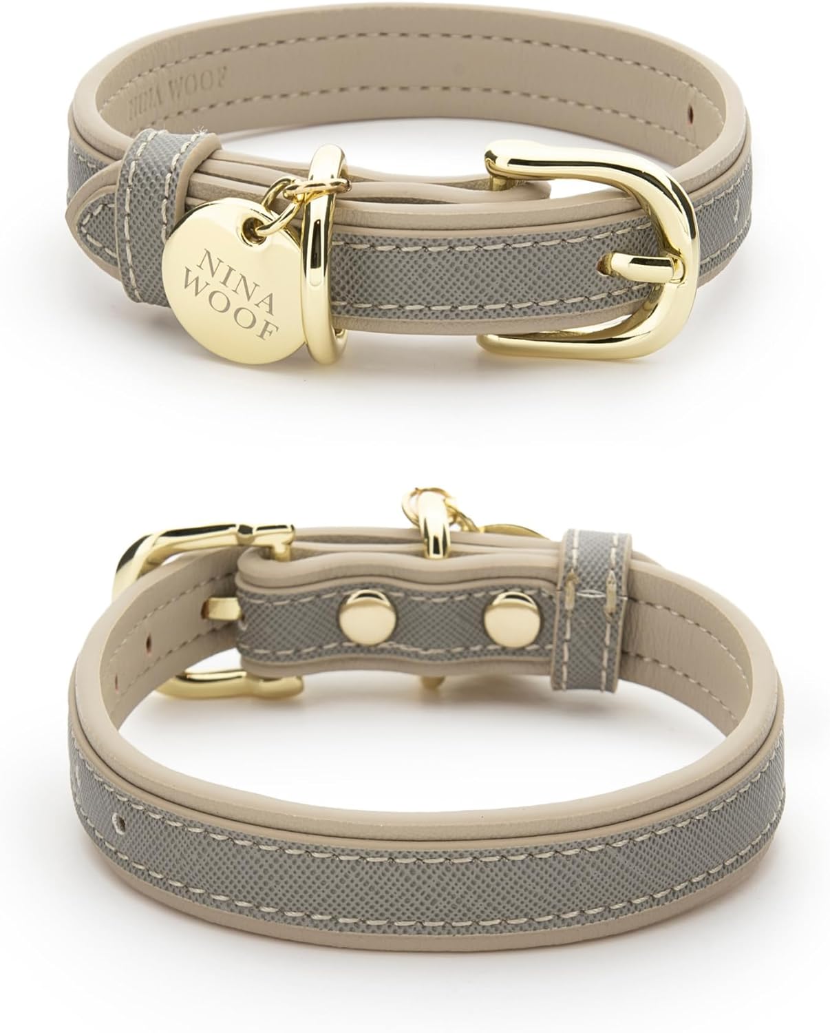 London Vegan Leather Dog Collar for Small to Large Dogs