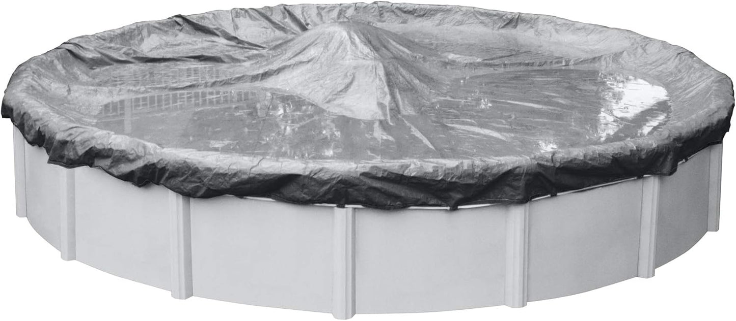 Robelle 18 ft Professional Silver Winter Pool Cover for Above Ground