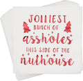 NEW! Christmas Vacation Party Napkins, Festive Red Foil - 50 Pack