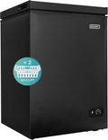 EUHOMY 5.0 Cu.Ft Chest Freezer - Compact Deep Freeze for Small Spaces