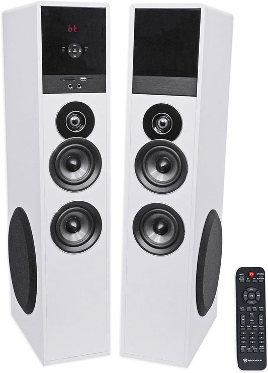 800W Rockville Tower Speaker System - Home Entertainment Powerhouse