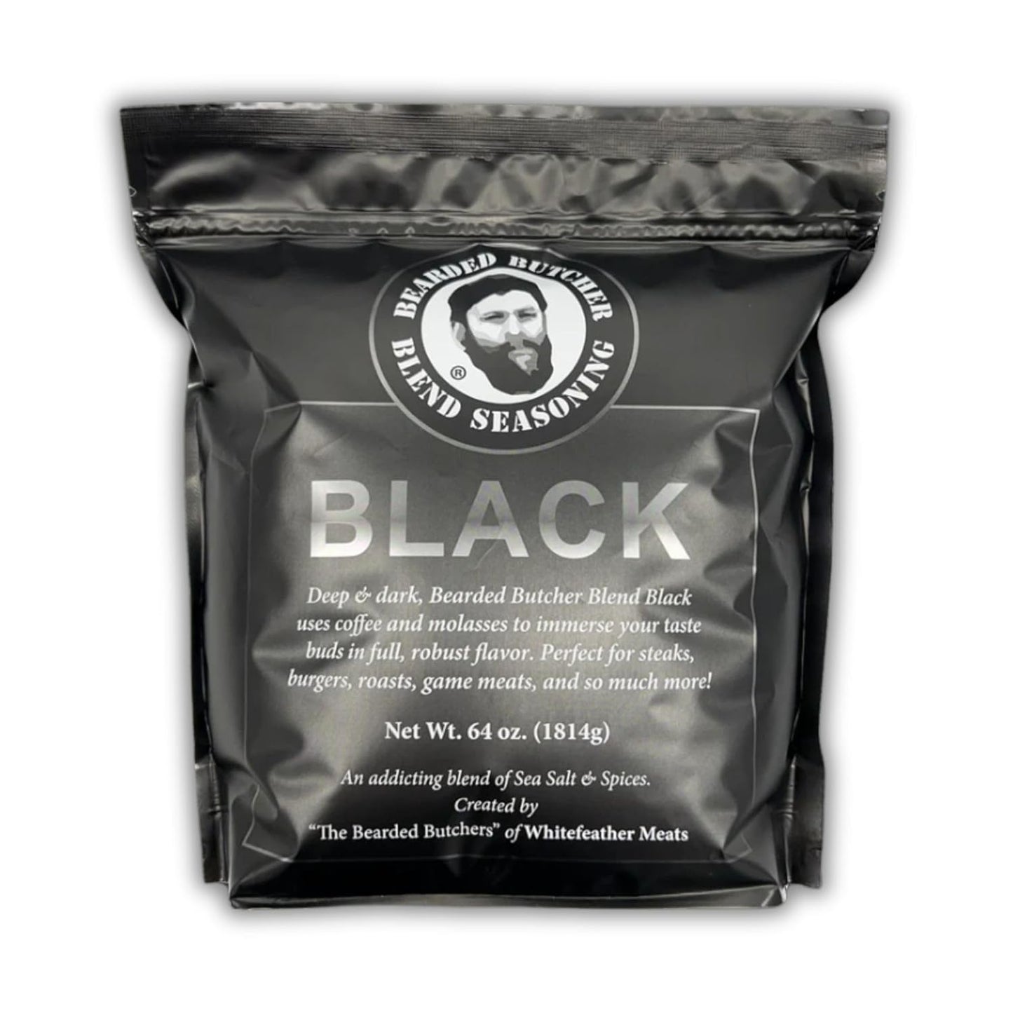 Bearded Butchers Black Blend Seasoning for Rich Flavorful Meals