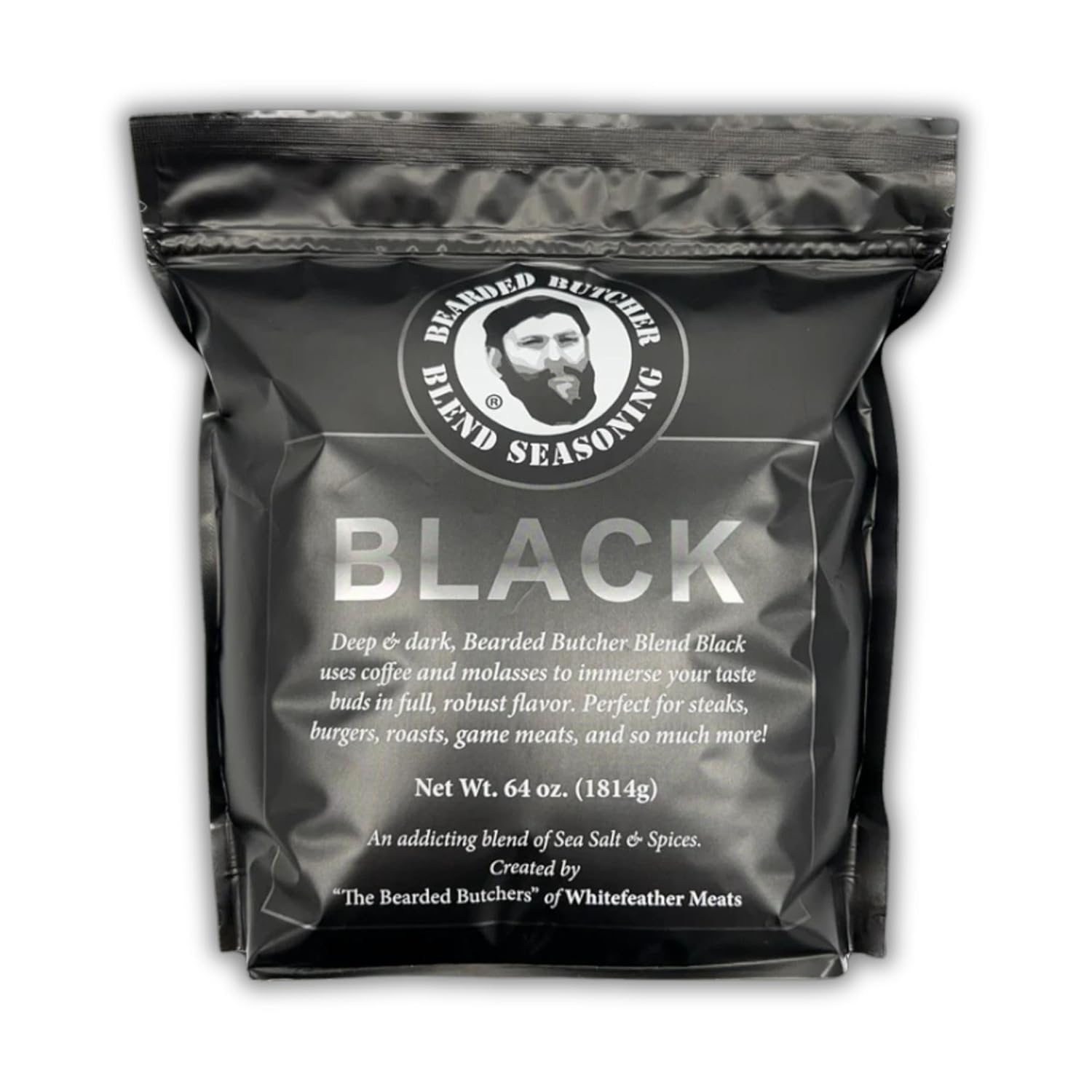 Bearded Butchers Black Blend Seasoning for Rich Flavorful Meals