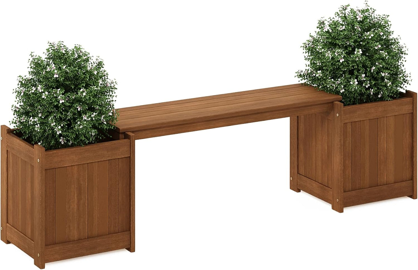 Furinno FG16011 Tioman Hardwood Flower Box for Outdoor Spaces