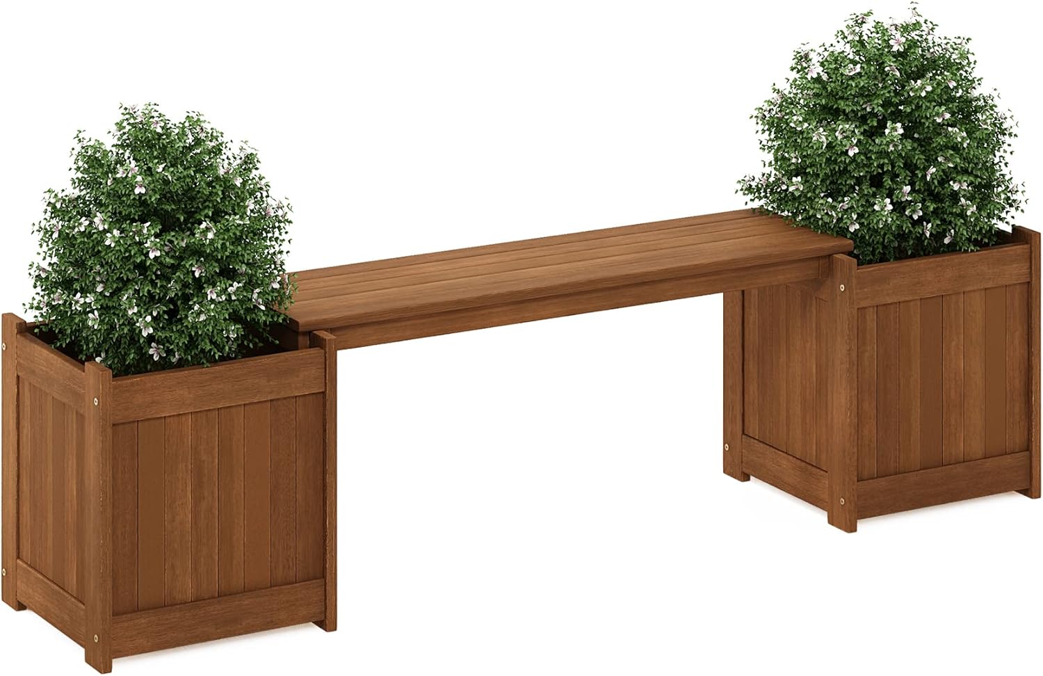 Furinno FG16011 Tioman Hardwood Flower Box for Outdoor Spaces
