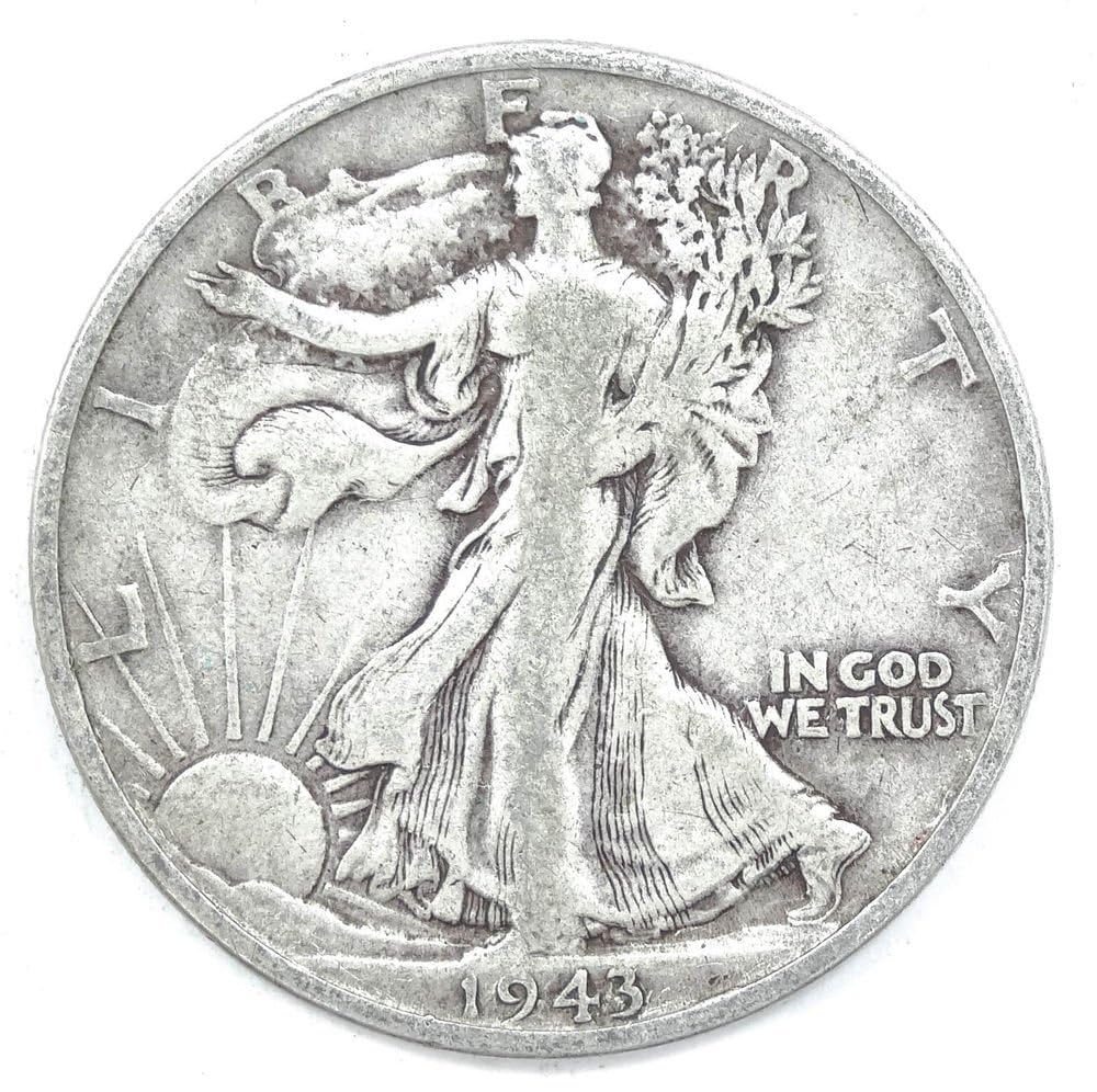 Walking Liberty Half Dollar Coin - 90% Silver Circulated Quality