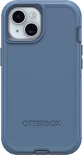 OtterBox iPhone 15 Defender Series Case - Baby Blue Jeans - Rugged Fit