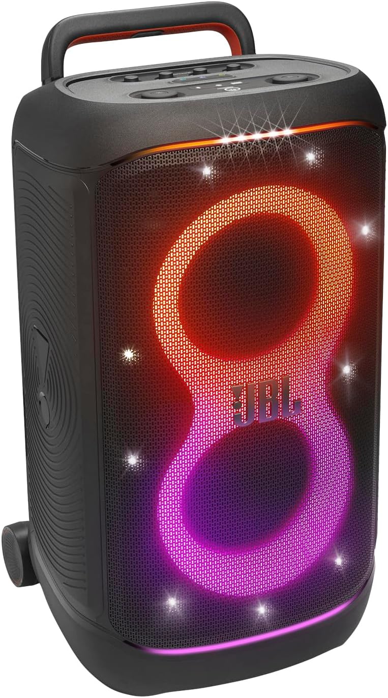 JBL PartyBox 520 Portable Battery-Powered Speaker with AI Sound
