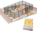 BNOSDM 79 in x 55 in Large Bunny Cage Liner - Washable, Anti-Slip Mat