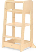 Standing Tower for Toddlers Adjustable Height with 360 Safety Rail