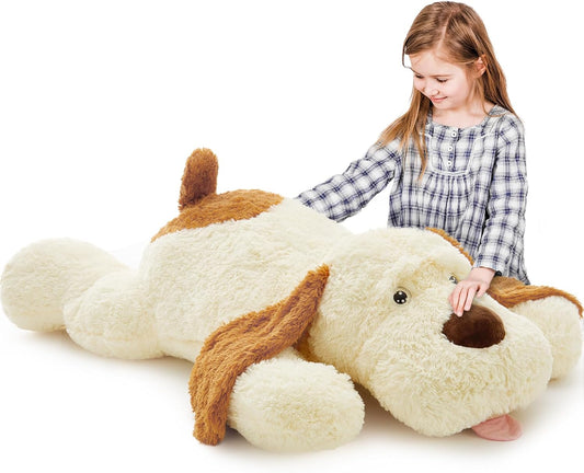 Giant Stuffed Puppy Dog Animal - Ultra Soft Plush Body Pillow