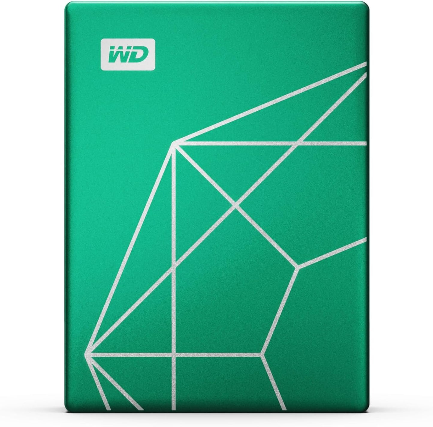 WD 2TB Emerald Portable Hard Drive - Backup & Password Protection