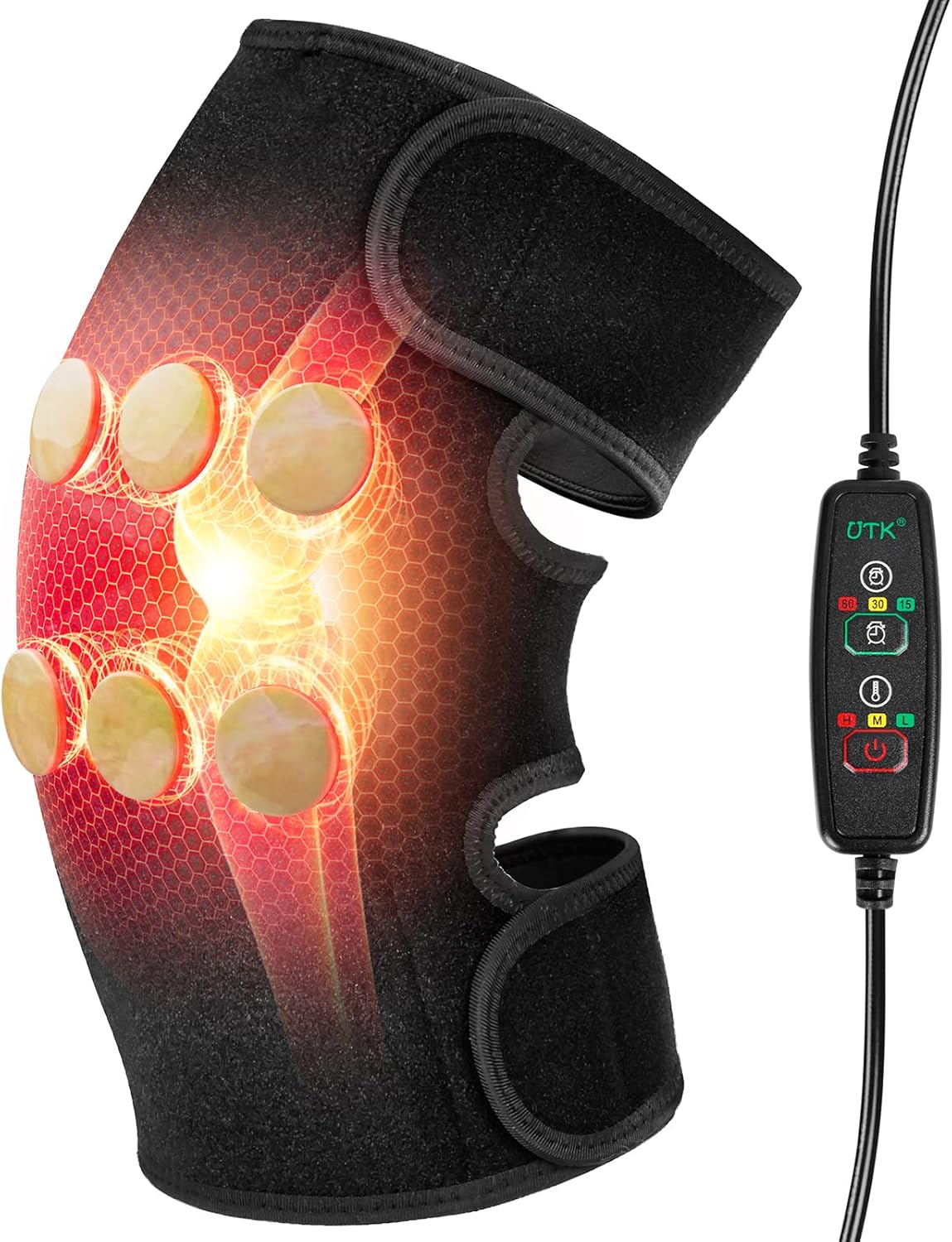 UTK Infrared Heating Knee Pad, 3 Heat Settings
