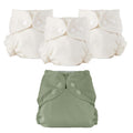 Esembly Cloth Diaper Bundle Set - Size 2 Aloe - Reusable