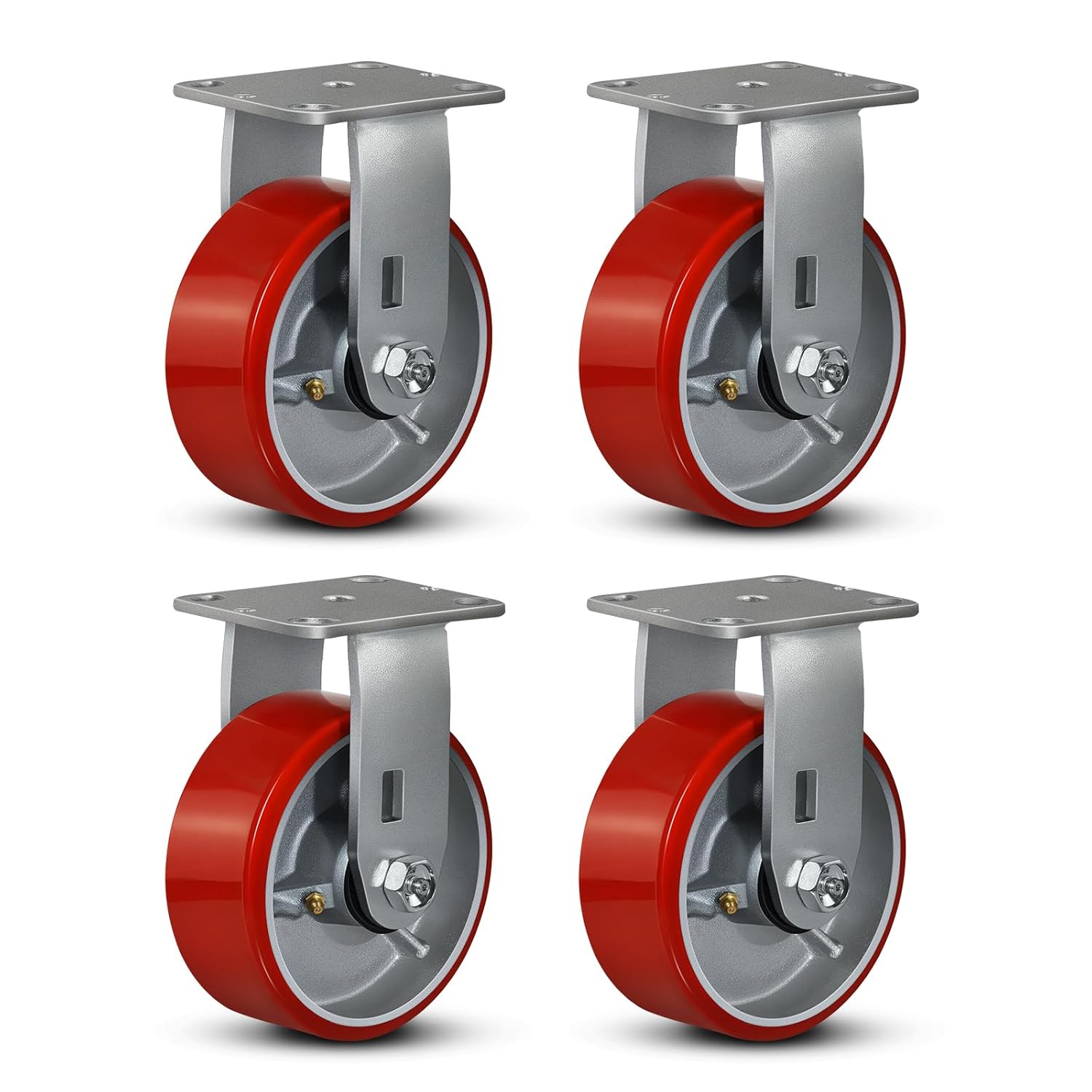 5in Heavy Duty Industrial Casters with 4000 Lb Capacity