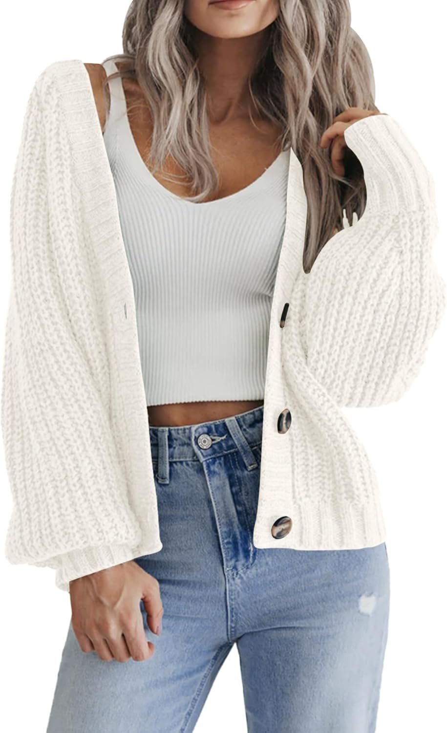 Zeagoo Women's Chunky Knit Cardigans for Stylish Fall Looks