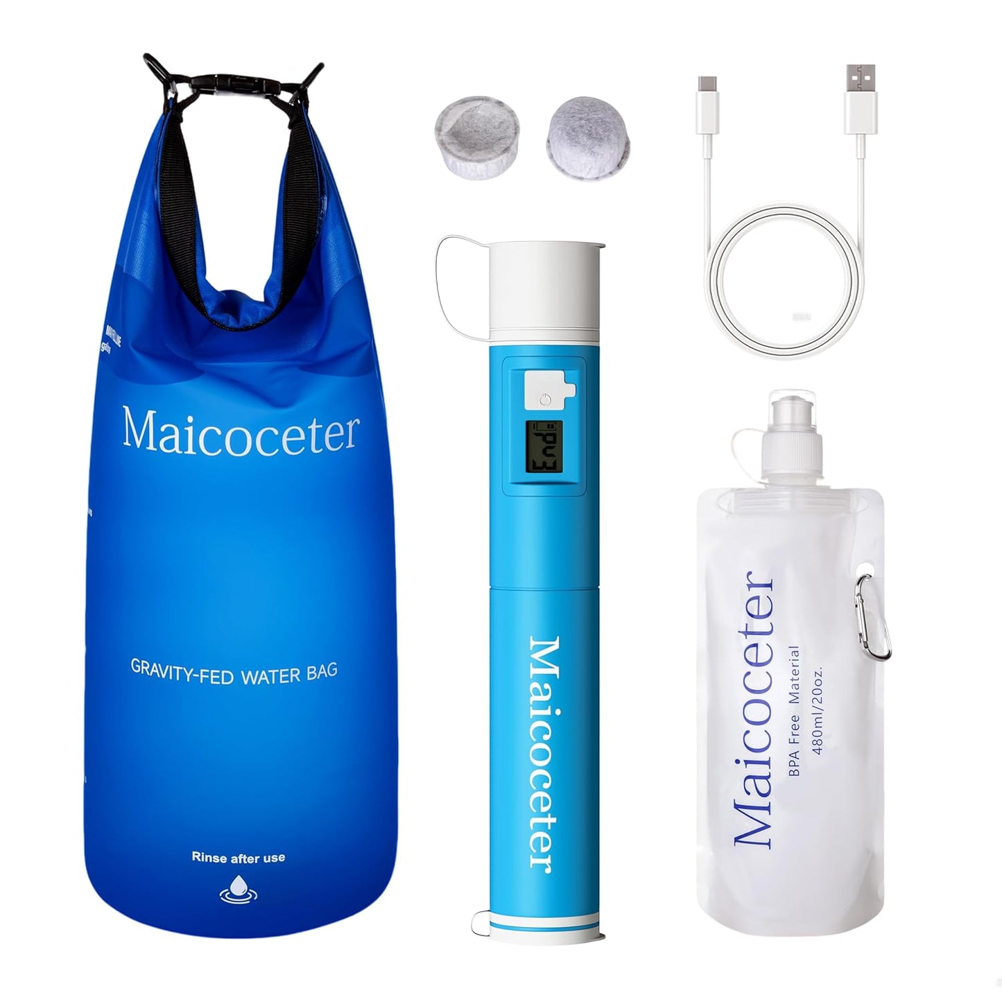Portable Emergency Water Purifier by Maicoceter