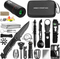 Emergency Survival Kit Gifts for Men Husband Dad - 34 in 1 Compact Kit