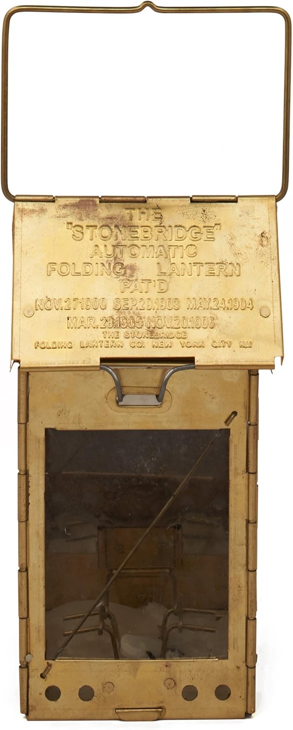 Vintage Brass Lantern for Camping