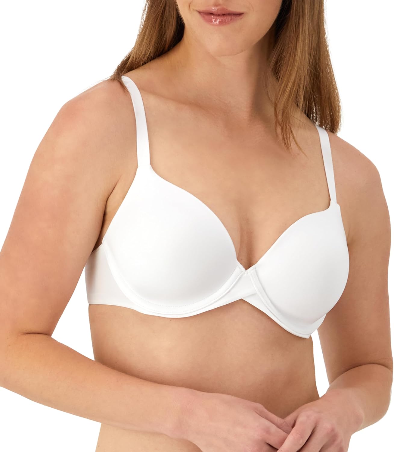 Maidenform Underwire One Fab Fit Demi T-Shirt Bra for Women