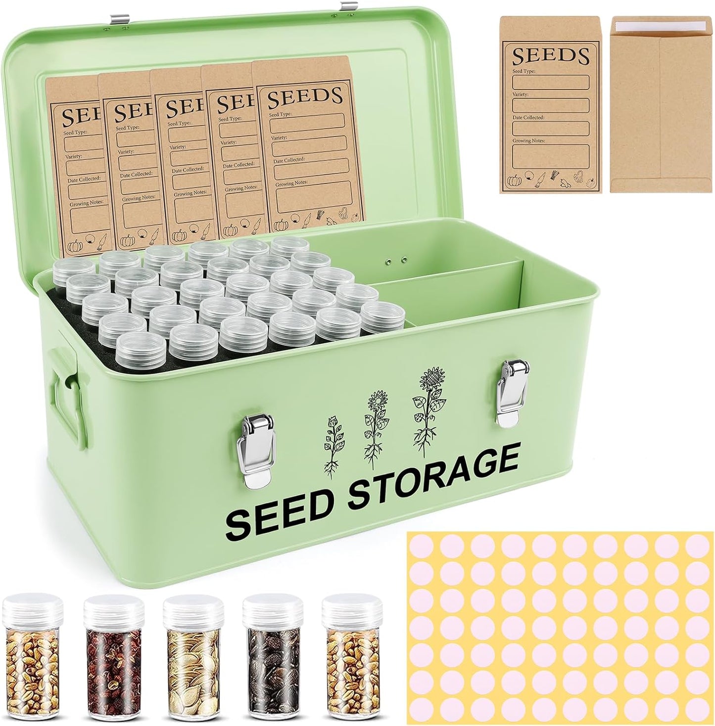 60 Slots Seed Storage Organizer for Garden Enthusiasts