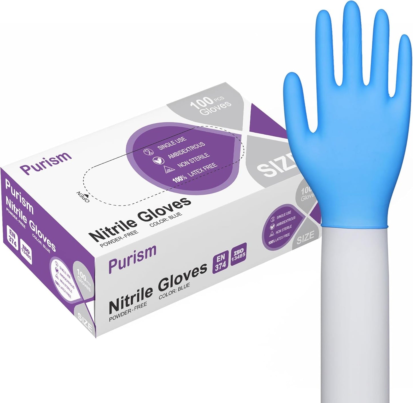 1000 Pcs Daddy's Choice Nitrile Gloves: Latex-Free Protection