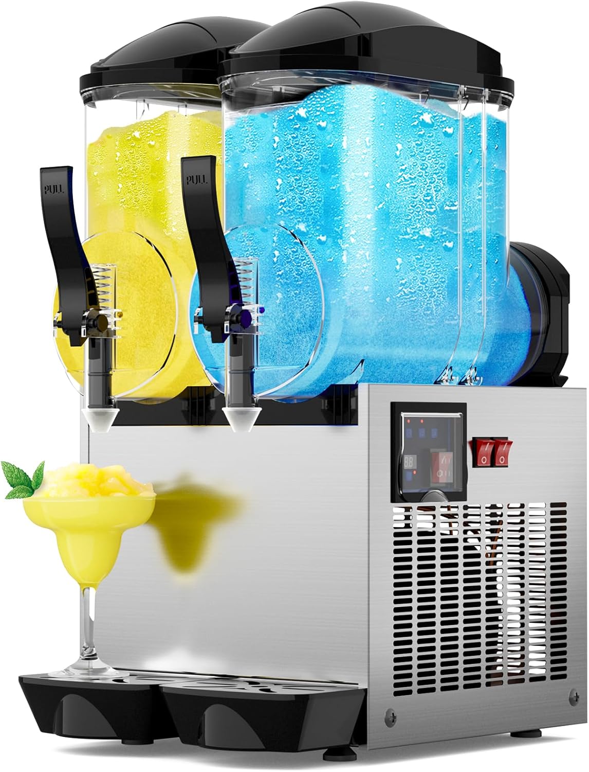 1100W Mojgar Slush Machine - Self-Cleaning, Commercial Grade