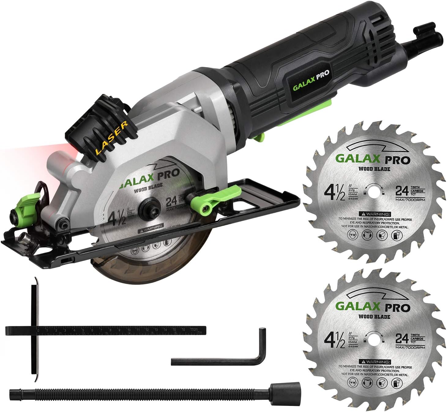 GALAX PRO 4Amp Circular Saw with Laser Guide for Precision Cuts