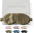 Mulberry Silk Sleep Mask - Blackout Eye Mask for Restorative Sleep