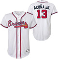 Ronald Acuna Jr. Atlanta Braves Youth Home Jersey - Classic White