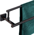 KOKOSIRI 32-Inch Double Towel Bars in Oil Rubbed Bronze Finish