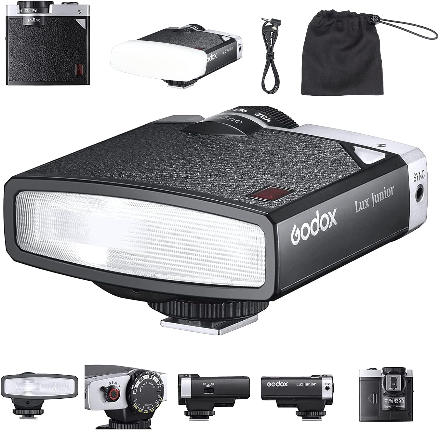 Godox Lux Junior Retro Camera Flash for Creative Photography
