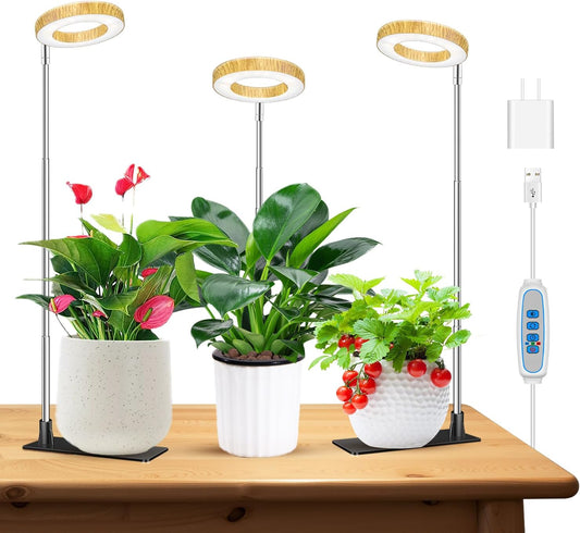 Kullinss Grow Light with 48 LEDs for Indoor Plant Growth