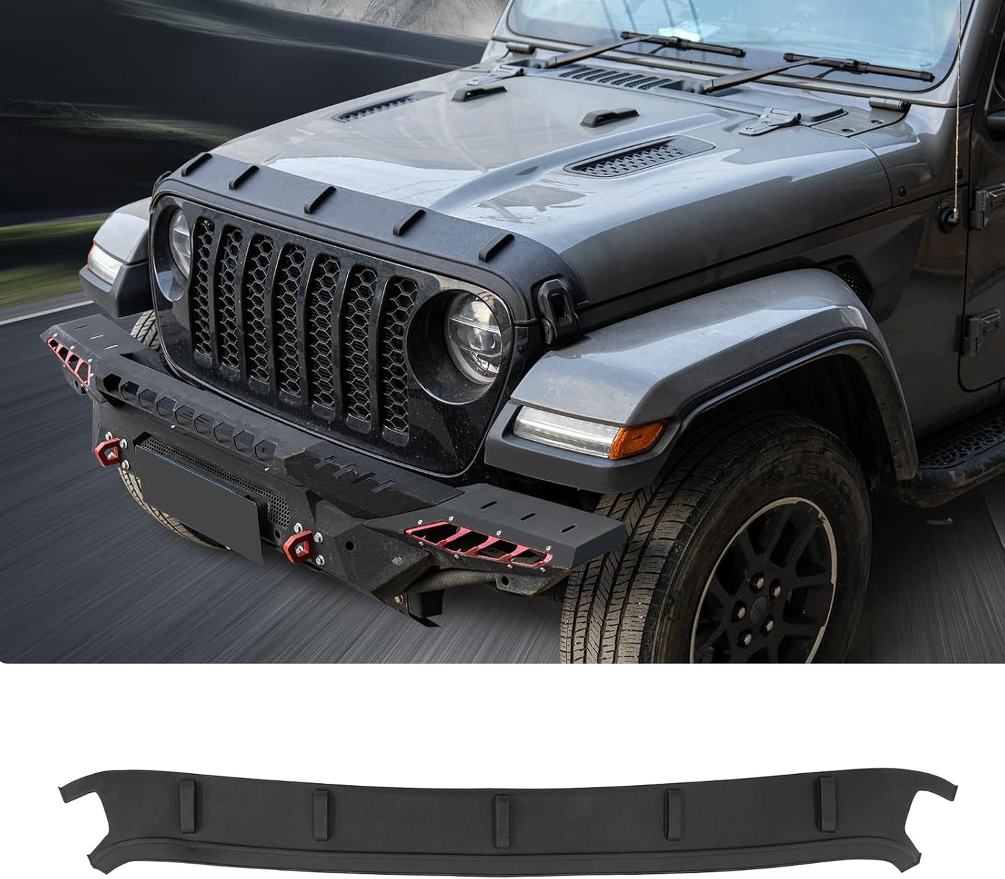 Hood Protector for 2020+ Jeep Gladiator JT & Wrangler JL Models