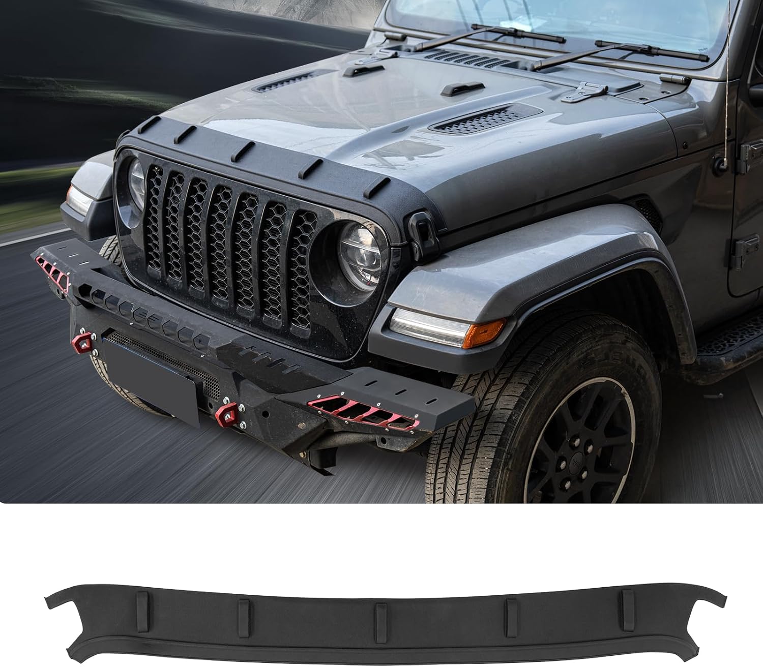 Hood Protector for 2020+ Jeep Gladiator JT & Wrangler JL Models