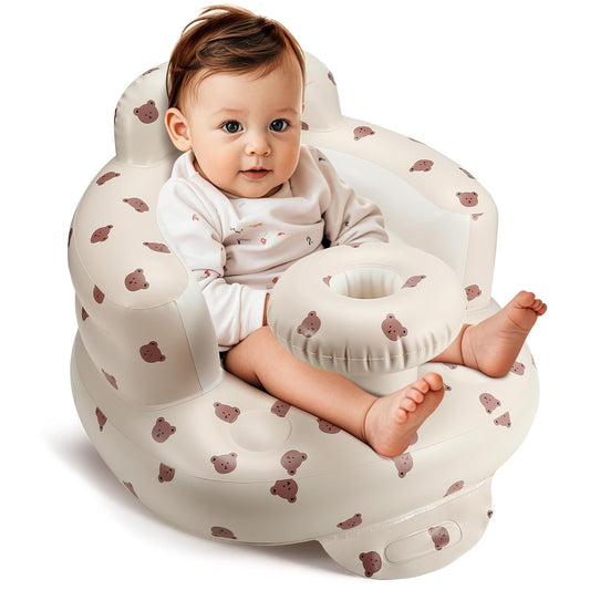 Jikasho Inflatable Baby Seat: Back Support & Built-In Pump