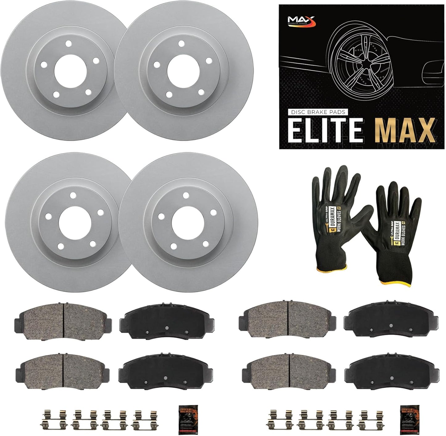 Max Advanced Brakes Front & Rear Brake Kit for Ford F150 & Expedition