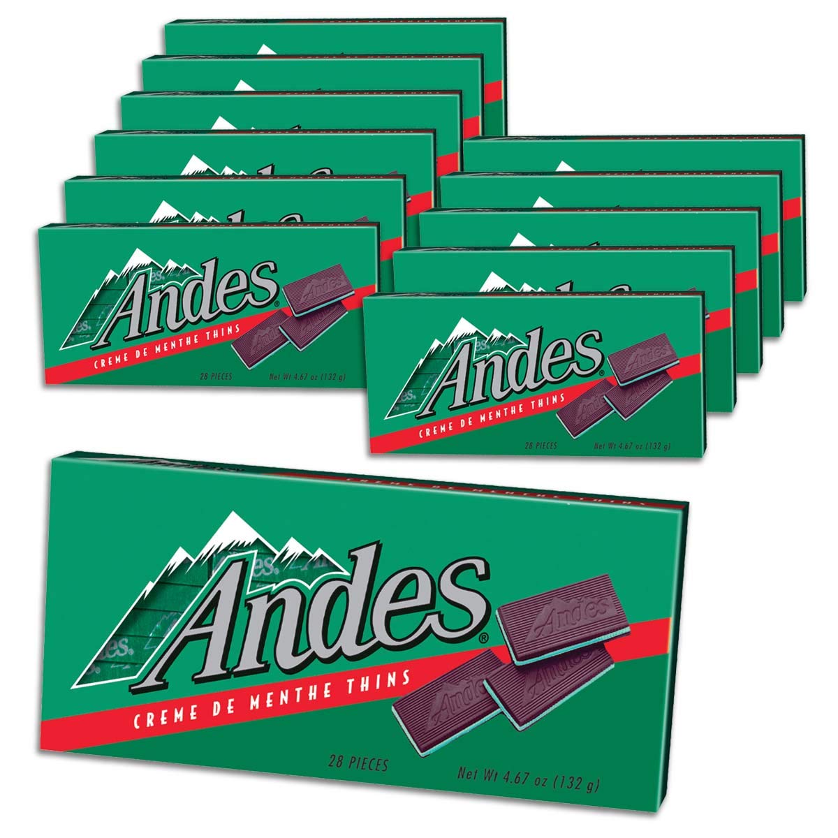 Andes Creme De Menthe Thins - Perfect Bite-Sized Treats