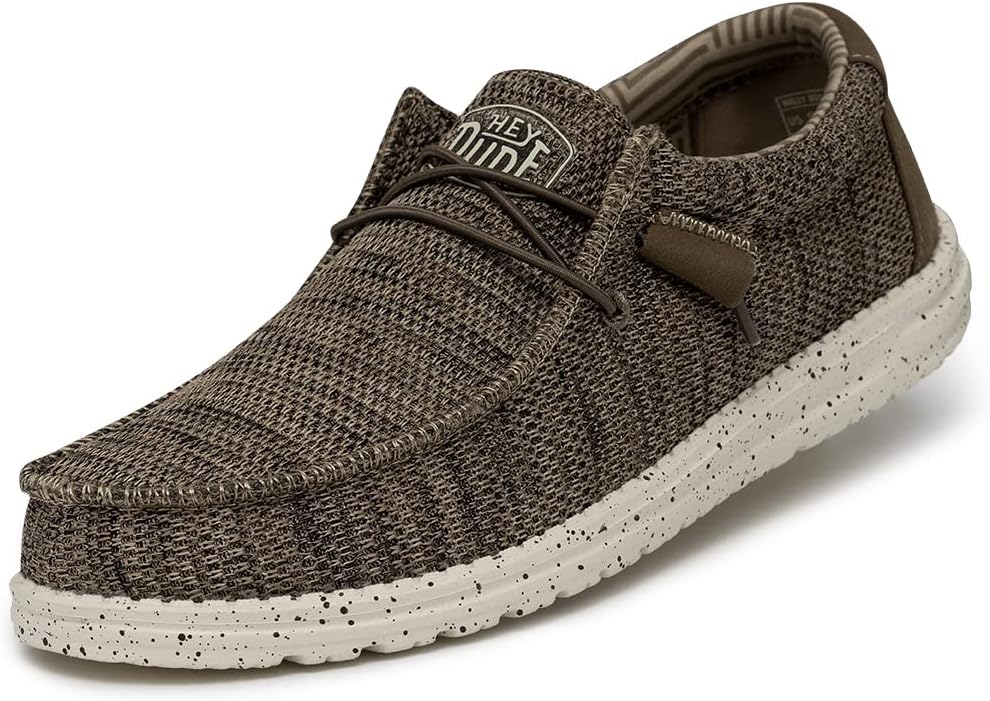 Hey Dude Men's Wally Sox Comfortable Light-Weight Lace Up Loafers