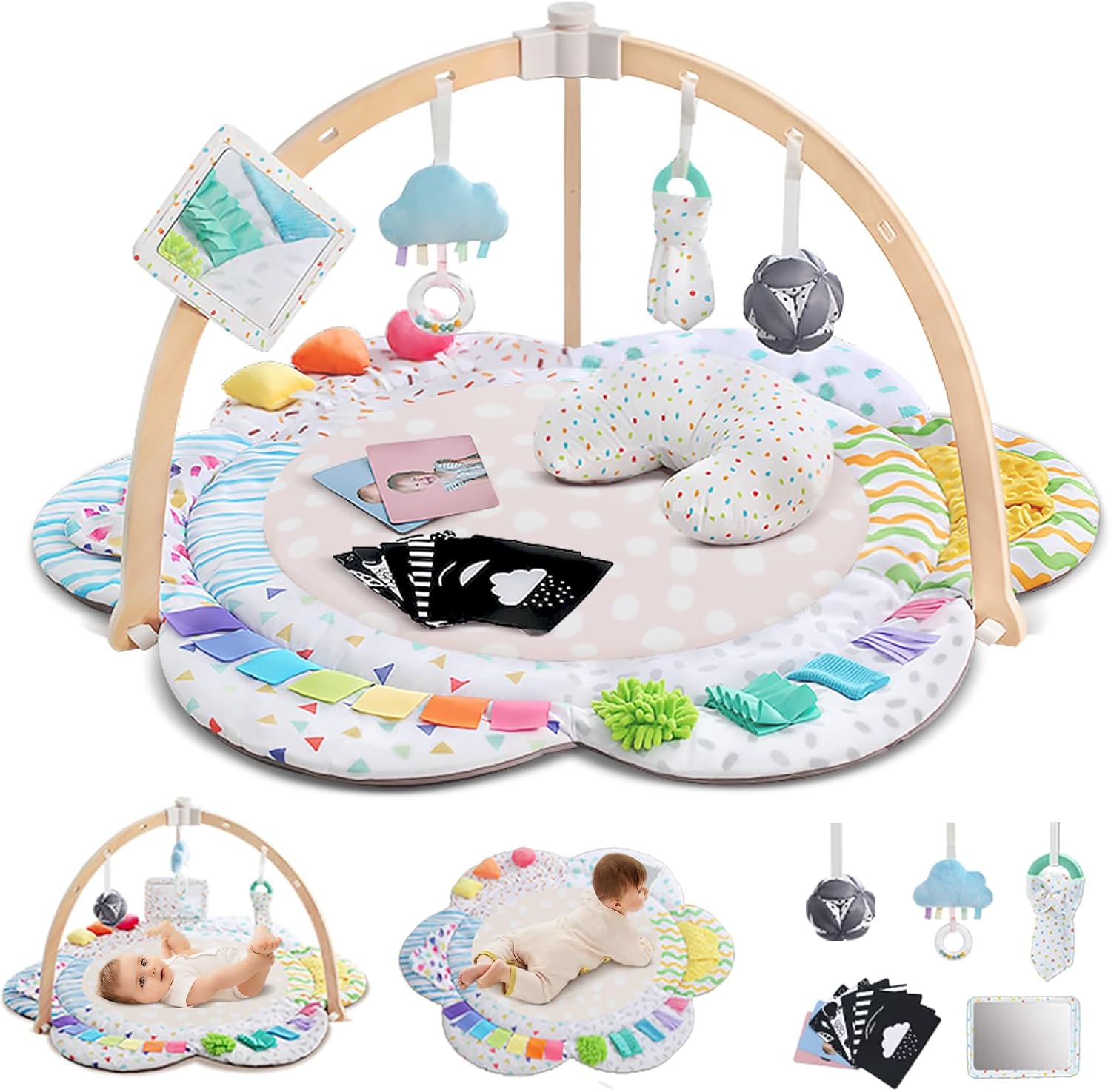 Baby Play Gym & Activity Mat for Sensory Development and Fun