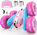 Remote Control Car Pink RC Stunt Truck - 360 Flip Fun