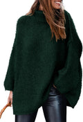 Women's Turtleneck Oversized Chunky Knit Sweater - Cozy Fall Staple
