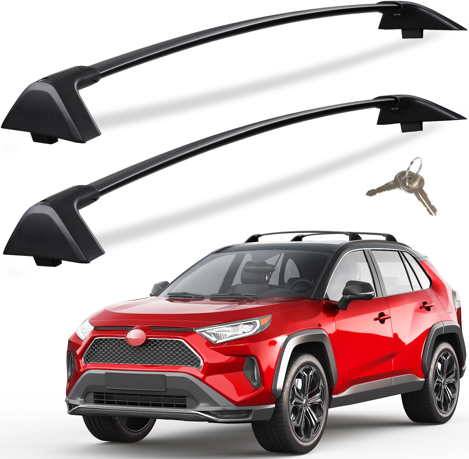 KINGGERI Roof Racks Cross Bars for Toyota RAV4 2019-2025