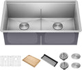 KRAUS Kore 33-In Undermount Workstation Sink - Functional Kitchen Hub